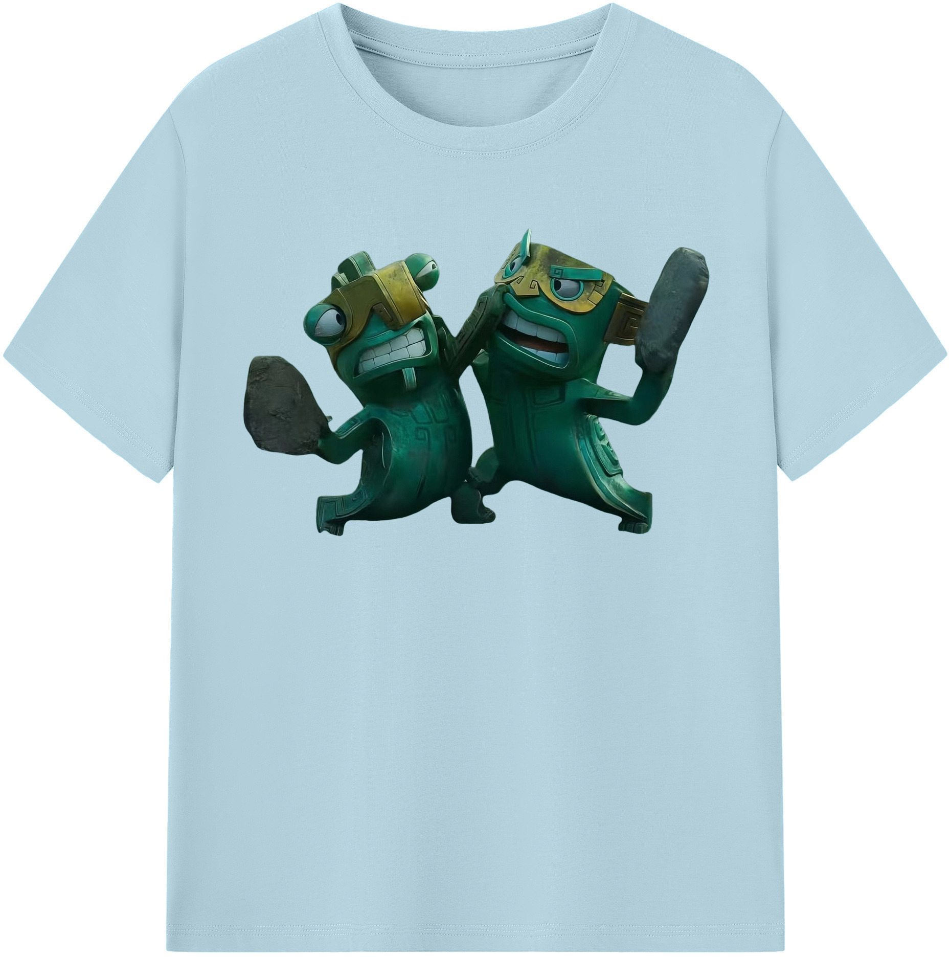 （画像用） Ne Zha 2 ナタ 魔童の大暴れ 綿100％半袖Tシャツ（フロントプリント）